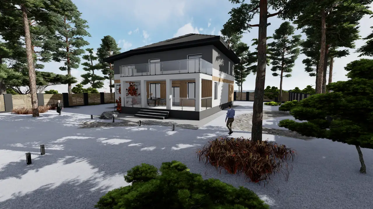 ДИЗАЙН ФАСАДА, цветовые решения фасадов, визуализация, 3D, фотография 3