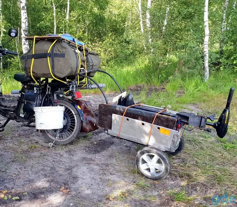 Велоприцеп складной, фотография 2