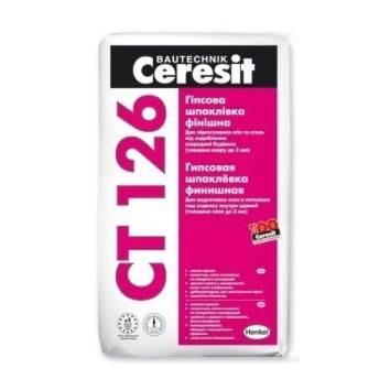 Шпатлевка гипсовая Ceresit CT 126 старт + финиш 20 кг, фотография 1