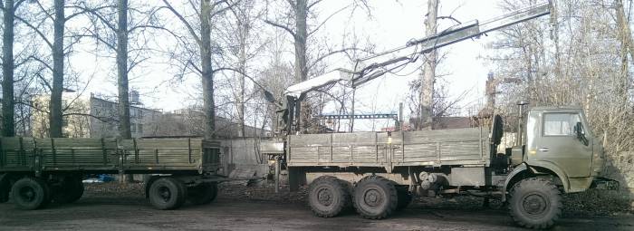 Камаз вездеход 6х6 с манипулятором, фотография 1
