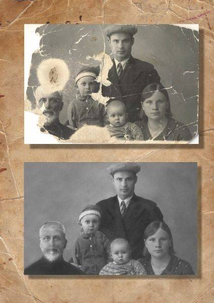 Помогу с восстановлением и ретушью старых фотографий, фотография 1