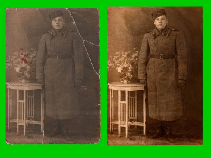 Помогу с восстановлением и ретушью старых фотографий, фотография 4
