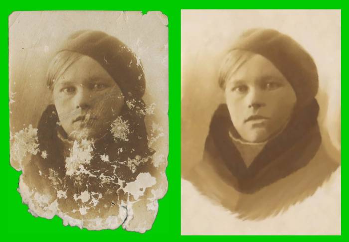 Помогу с восстановлением и ретушью старых фотографий, фотография 9