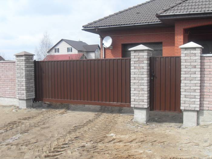 ворота козырьки перила, фотография 5