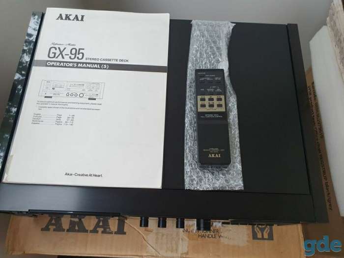 Японская кассетная дека Akai gx-95, фотография 2