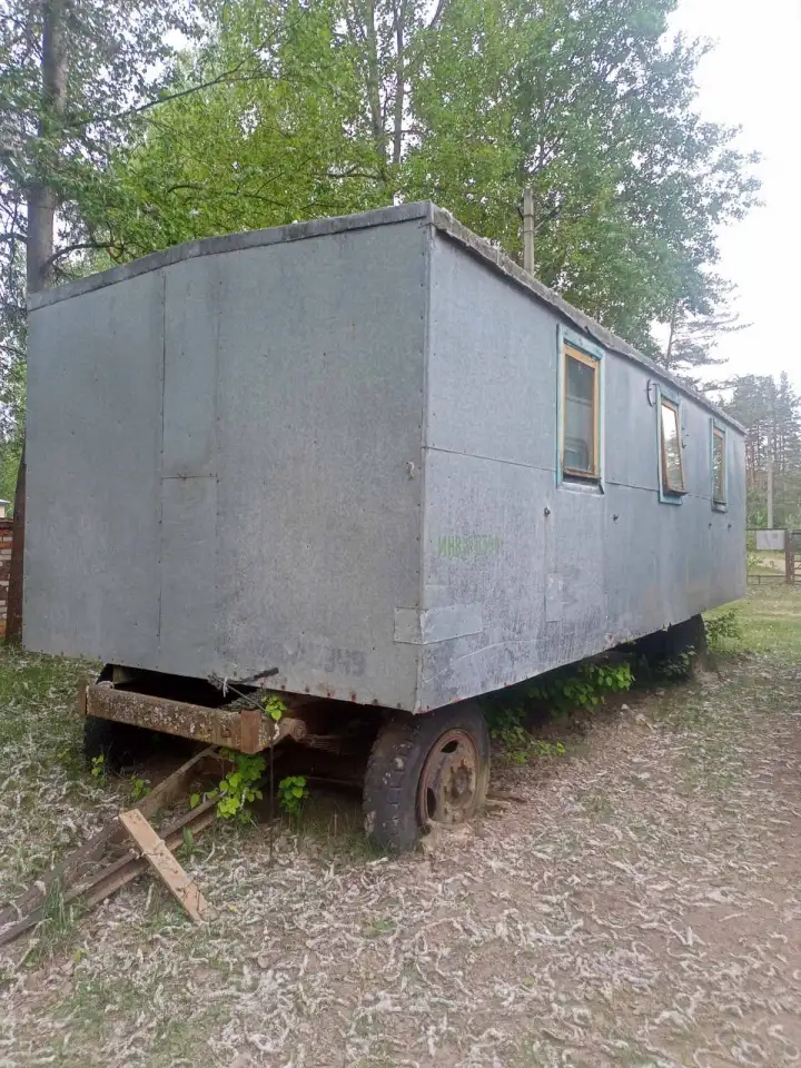Кран автомобильный вагончики общежития, фотография 2