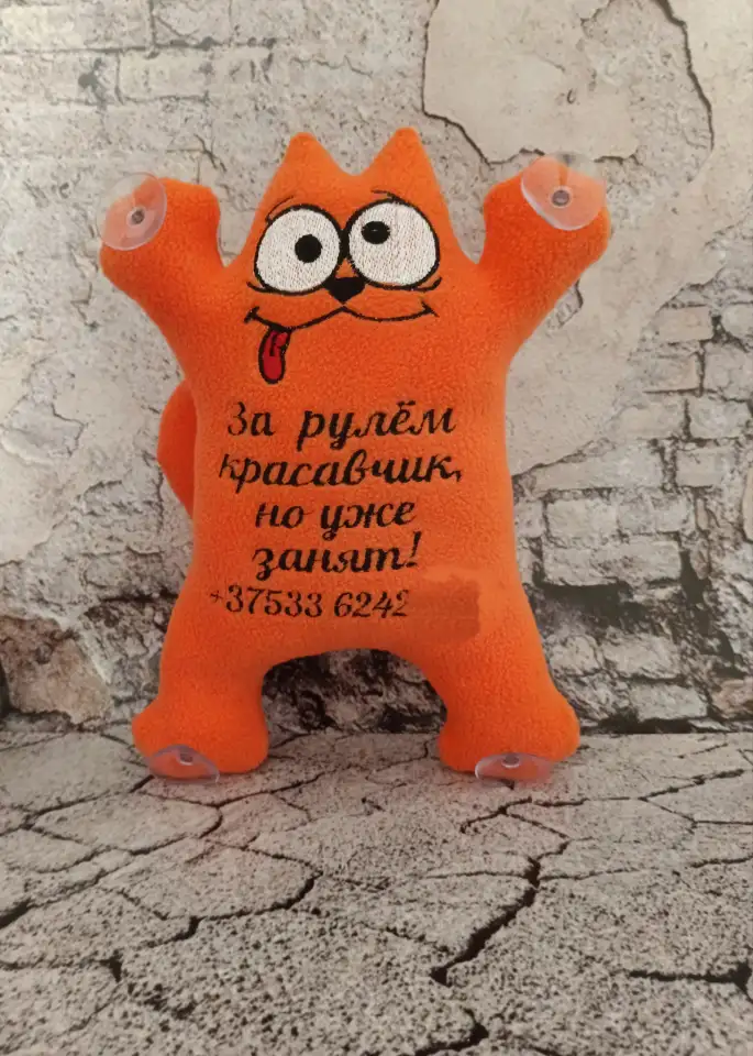 Кот в машину с номером телефона, фотография 1