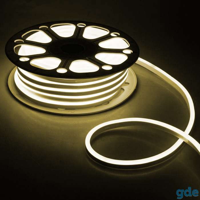 Гибкий неон 15 х 25 мм, 25 м. LED-120-SMD2835, 220 V, фотография 6