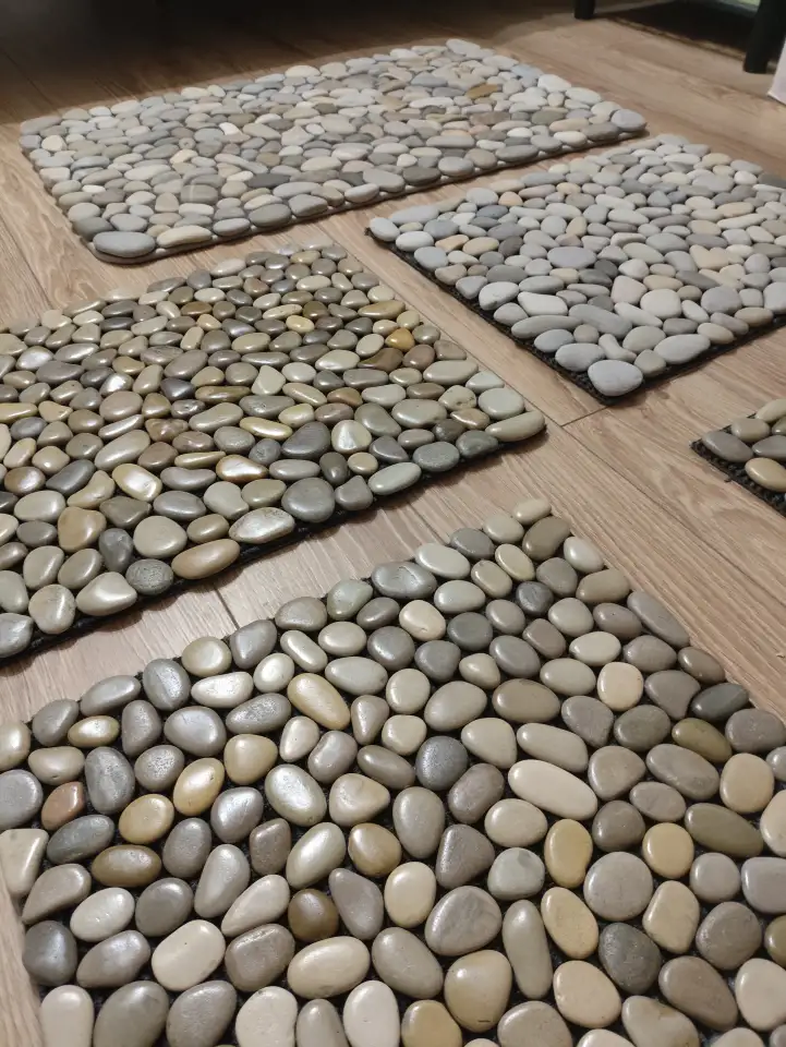 Коврик из натуральной черноморской гальки, фотография 4