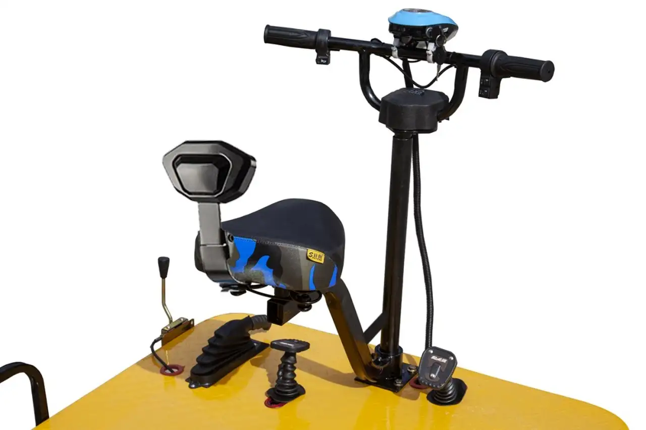 Платформенная тележка электрическая rutrike склад 2000, фотография 2