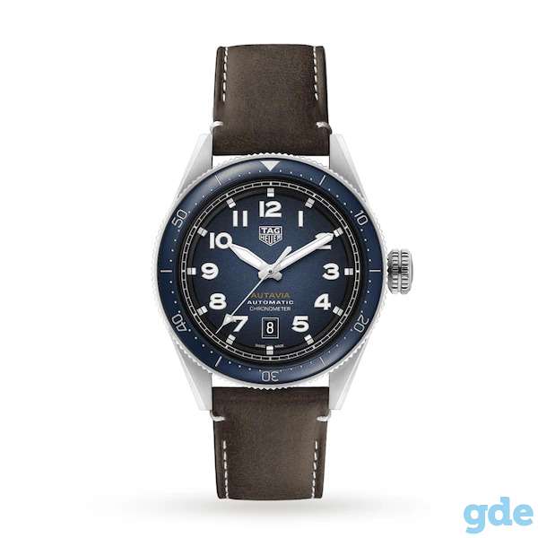 TAG HEUER Autavia Calibre 5 COSC 42mm Mens Watch WBE5116.FC8266, фотография 1