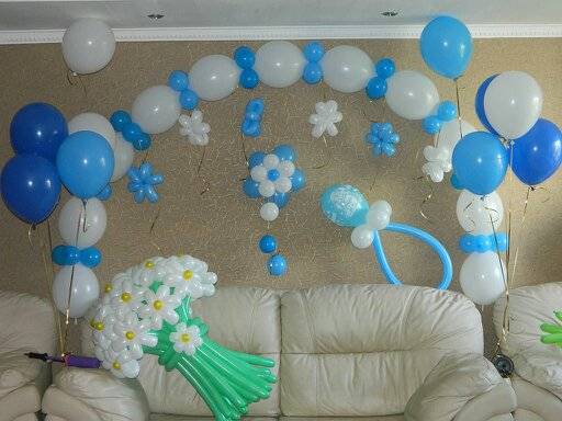 Любые фигуры из воздушных шаров, букеты, цветы, арки, сердца, фотография 3