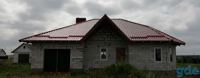 Продам недостроенный дом с гаражом участок, фотография 2