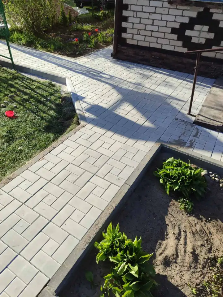 Укладка тротуарной плитки, фотография 8