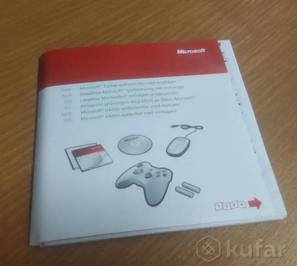 Геймпад XBOX 360 джойстик 100 оригинал беспроводной, фотография 2