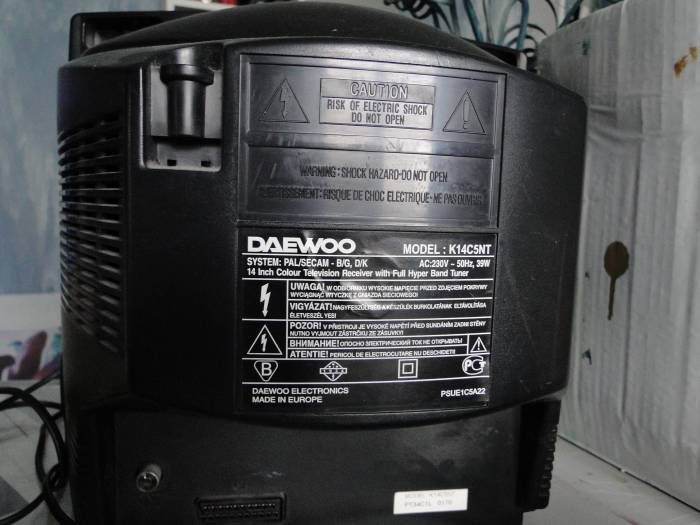 Продам б/у телевизор DAEWOO, фотография 3
