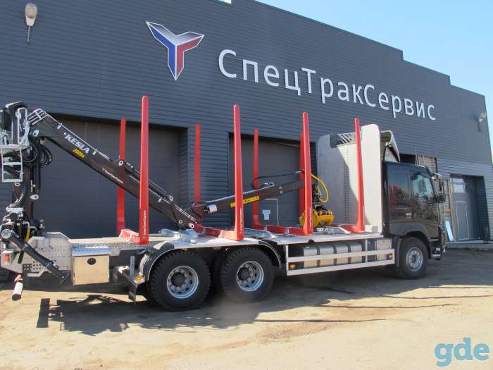 Сортиментовоз Volvo FMX с манипулятором Kesla 2009s, фотография 1