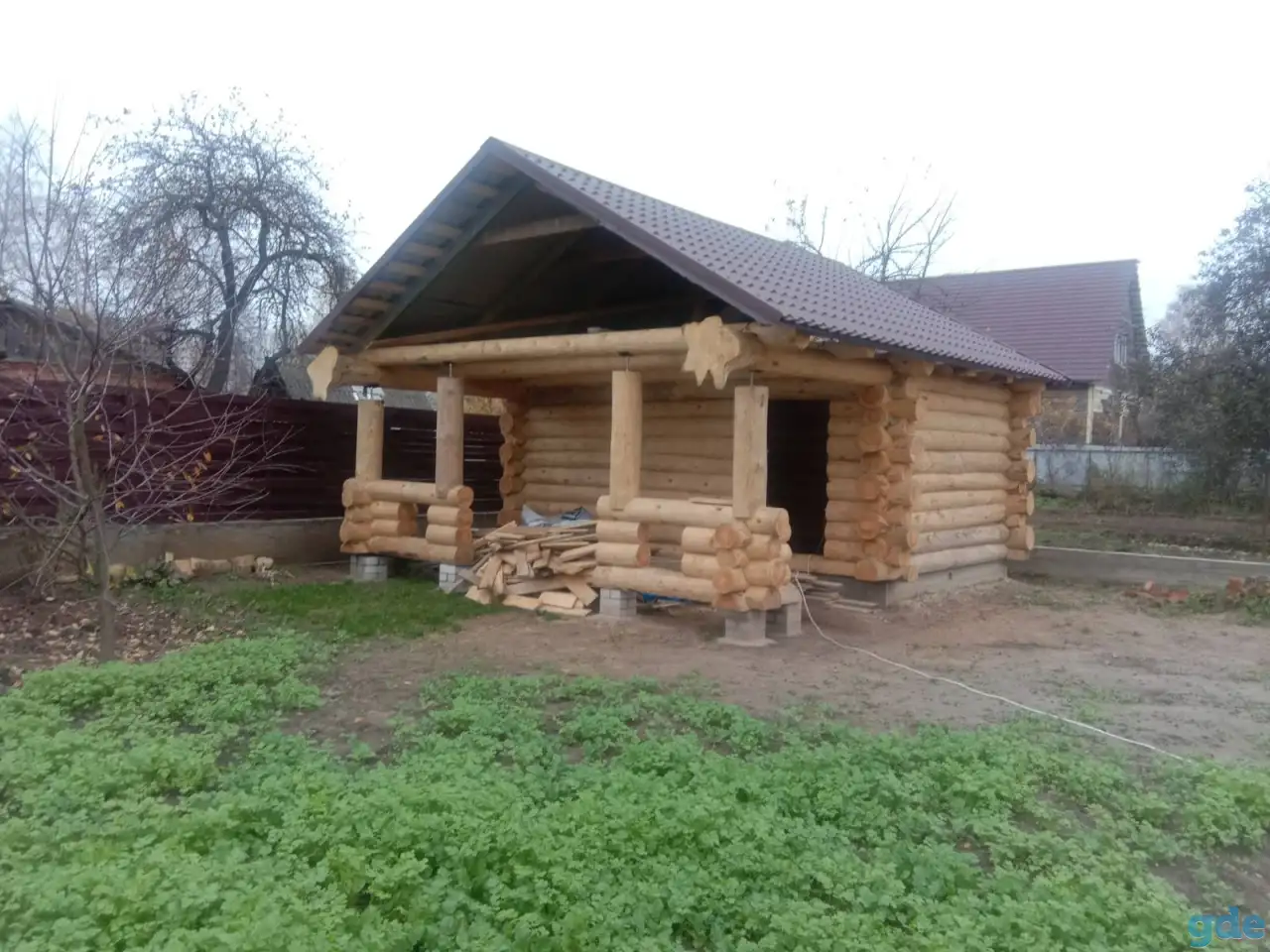 Лесо- пиломатериалы, срубы, садовая мебель, дрова, горбыль, обрезки., фотография 1