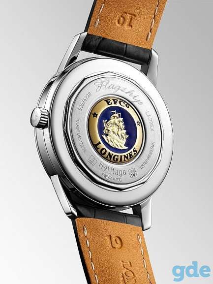 Longines Mens Flagship Heritage Automatic Watch L4.795.3.58.7, фотография 4