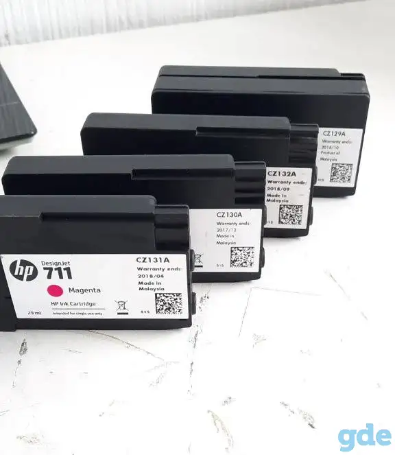 Картриджи HP 711 ОРИГИНАЛЬНЫЕ. НОВЫЕ И Б.У, фотография 3