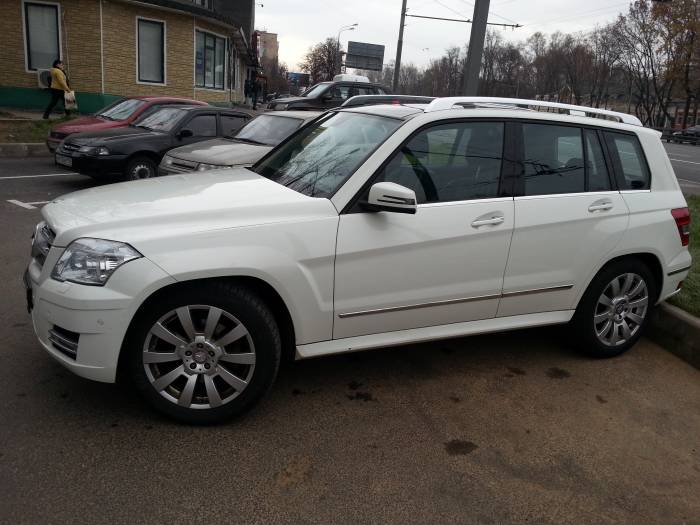Продаю внедорожник Мерседес-Бенц GLK 350 ,белый 272 л.с. акпп-7ст.2режима, фотография 1