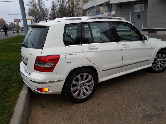 Продаю внедорожник Мерседес-Бенц GLK 350 ,белый 272 л.с. акпп-7ст.2режима, фотография 2