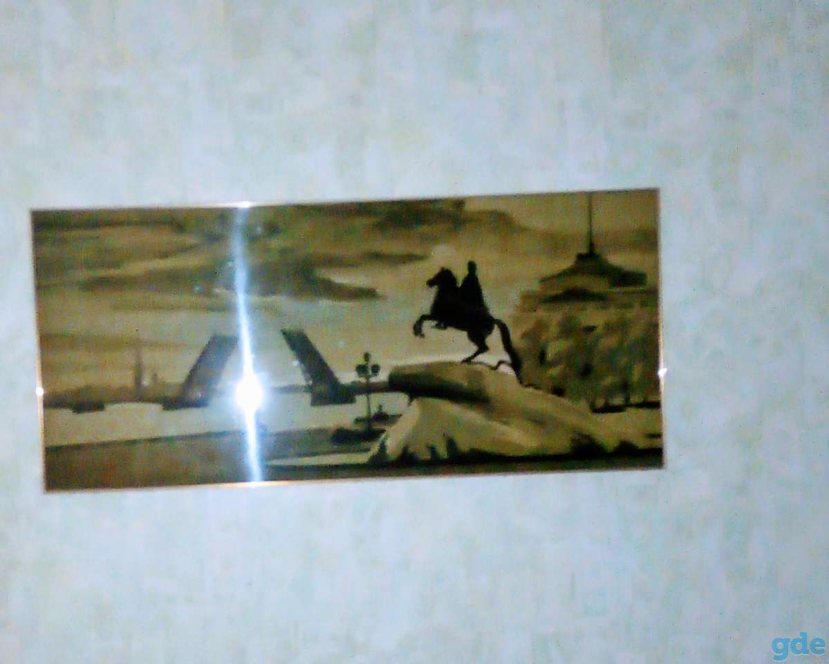 Панно деревянное Ленинград, фотография 3