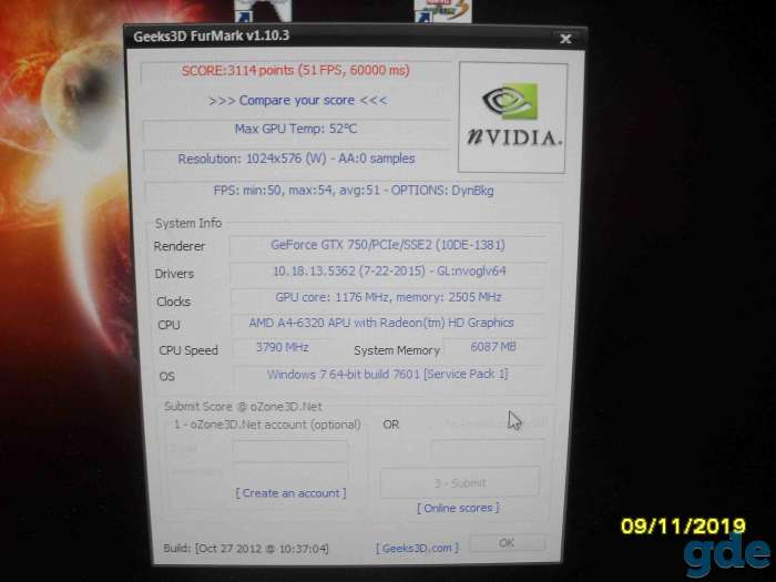 Комп 2 ядра 4.0ГГц видюха GTX750 на 1Гб и монитор на 19, фотография 6
