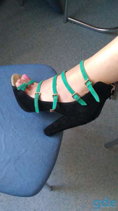 Красивые открытые туфли ZARA р. 39-40, фотография 3