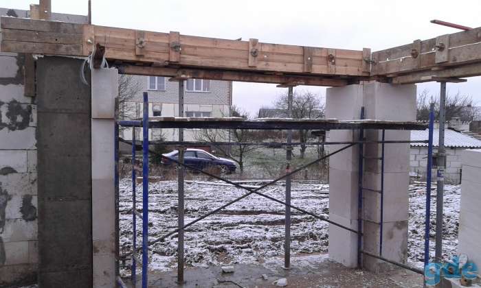 Монолитные фундаменты, крыльца, пояса, балки, перемычки, фотография 12