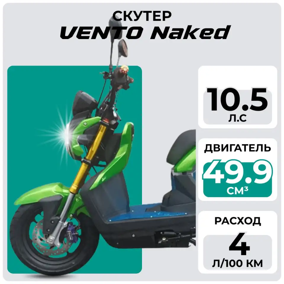 Скутер VENTO Naked, фотография 1