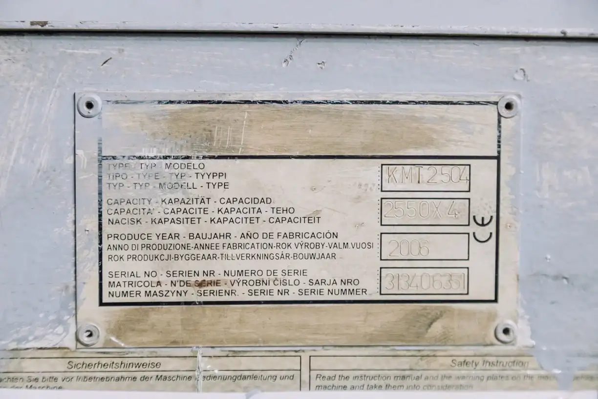 Ножницы гильотинные Knuth КМТ 2504, фотография 7