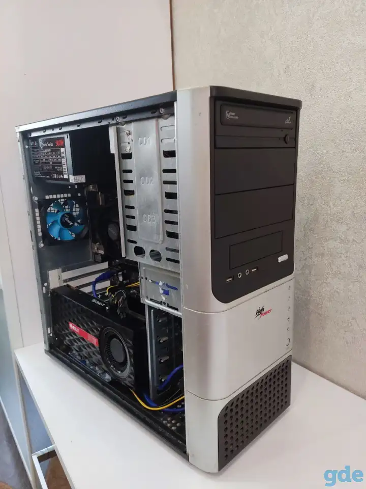 КОМПЬЮТЕР ИГРОВОЙ /RYZEN 5 2600/PALIT GEFORCE GTX 960 - 2GB/A320M-A PRO/SSD - 120/DDR4-8GB, фотография 2