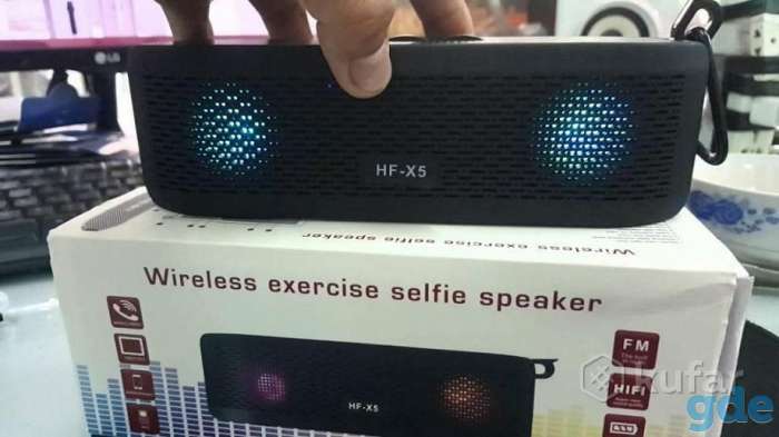 Портативная Bluetooth колонка HF-X5 черная, фотография 2