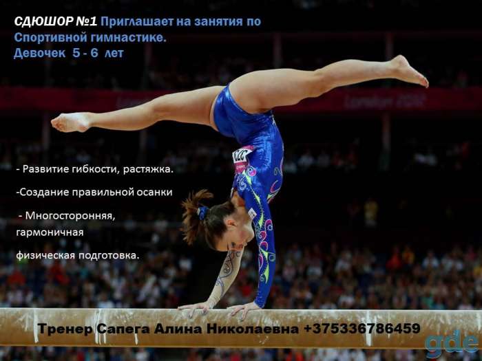 Приглашаем на занятия по спортивной гимнастике, фотография 1