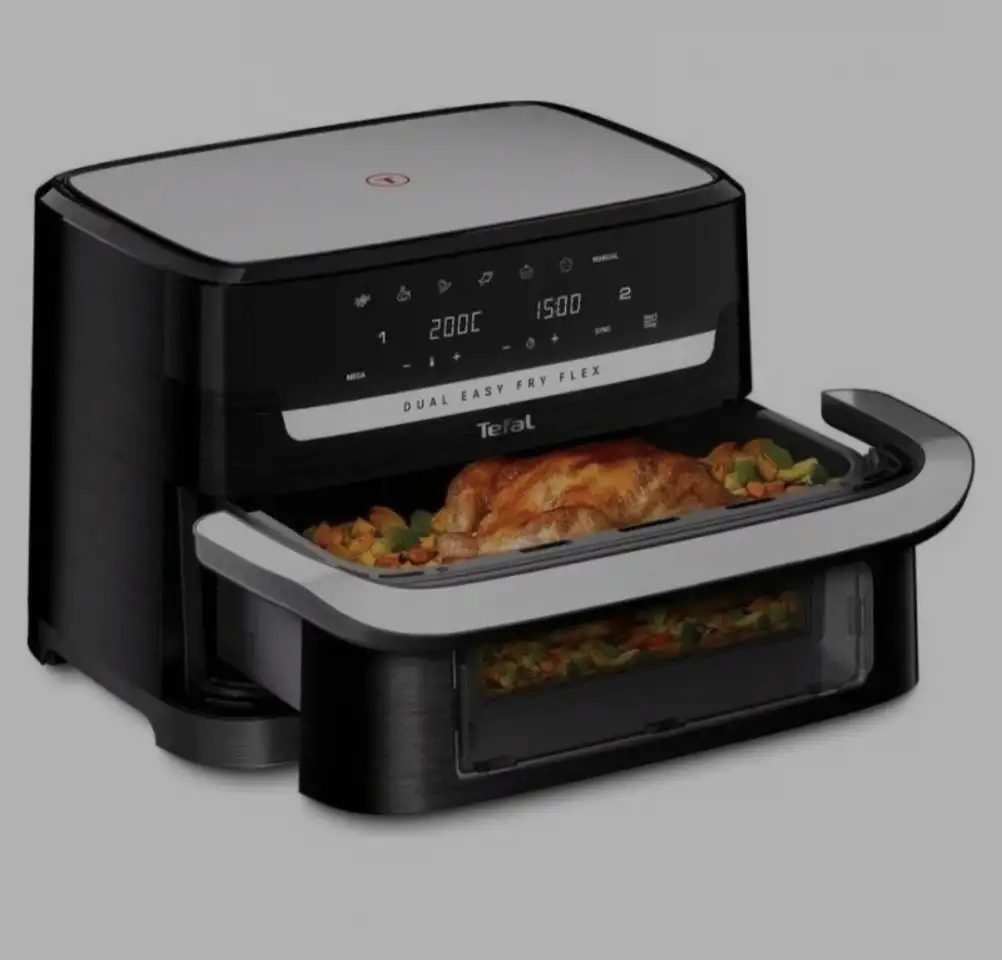 Аэрогриль Dual Easy Fry Flex EY9228E0, 9 л, 7 программ, фотография 2