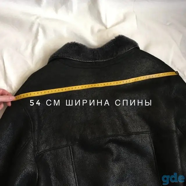 Дублёнка мужская из овчины натуральная, фотография 7