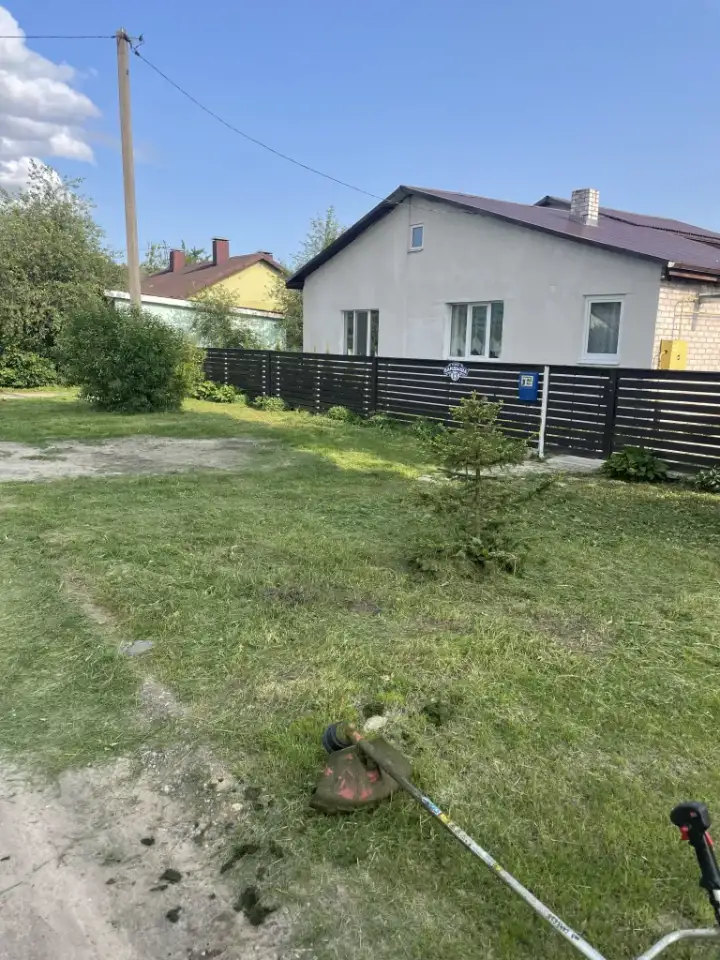 Покос травы, бурьяна, фотография 9