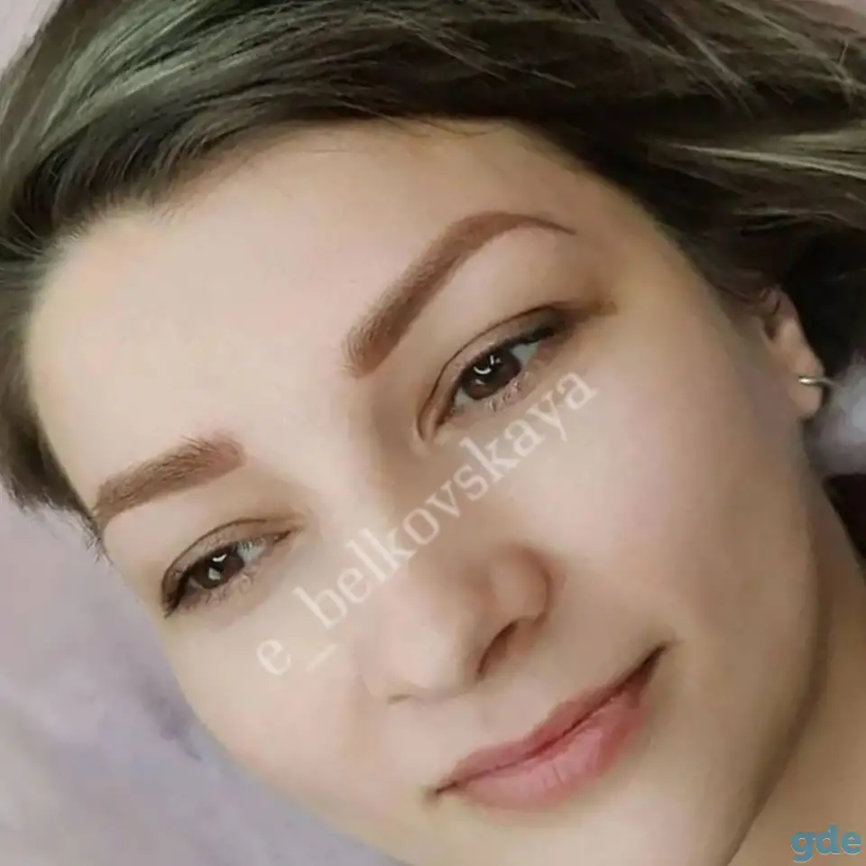 Перманентный макияж бровей, фотография 2