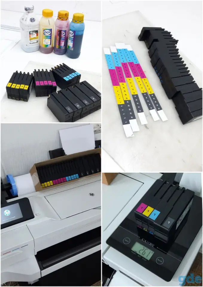 Картриджи HP 711 ОРИГИНАЛЬНЫЕ. НОВЫЕ И Б.У, фотография 6