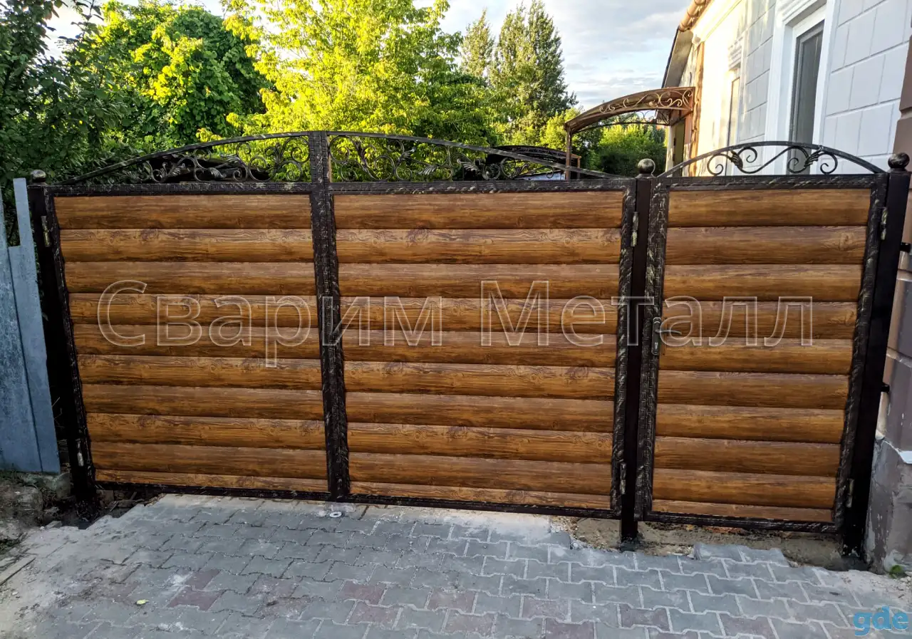 Ворота распашные, фотография 6