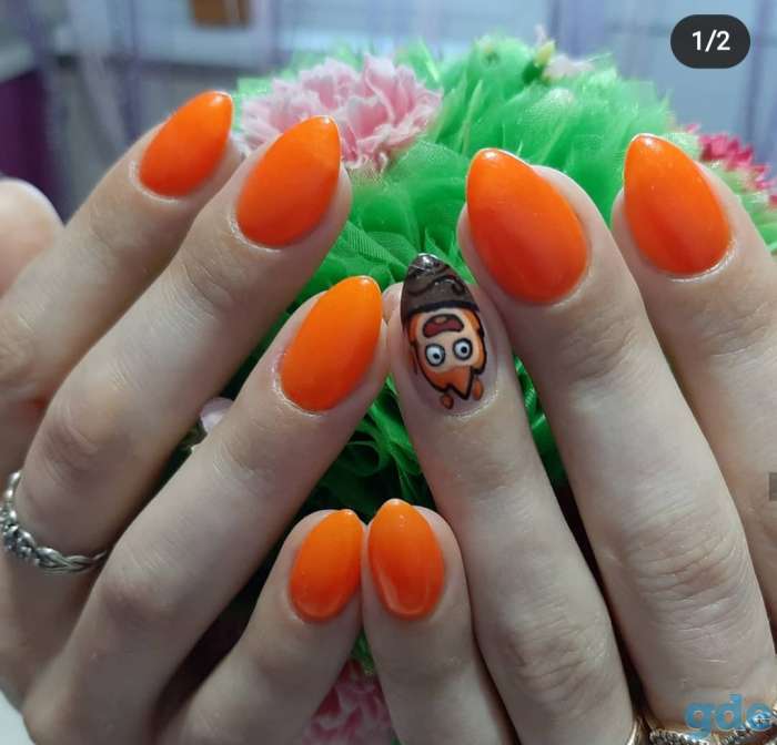 Маникюр, гель лак, наращивание, корекция ногтей, фотография 7