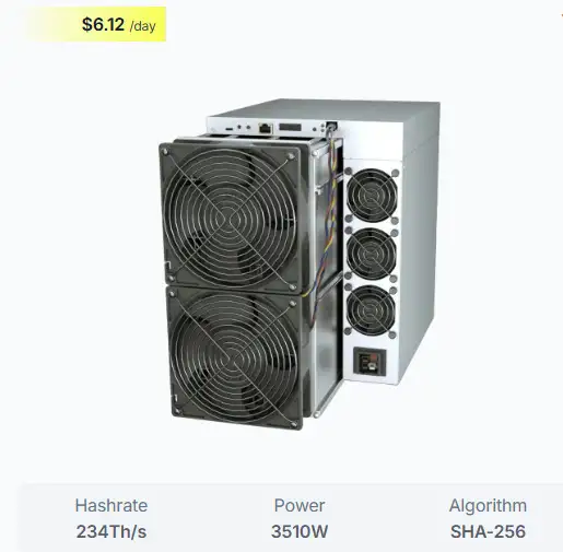 Bitmain Antminer S21 Pro 234Th SHA256 BTC Asic Miner 500USDT, фотография 1