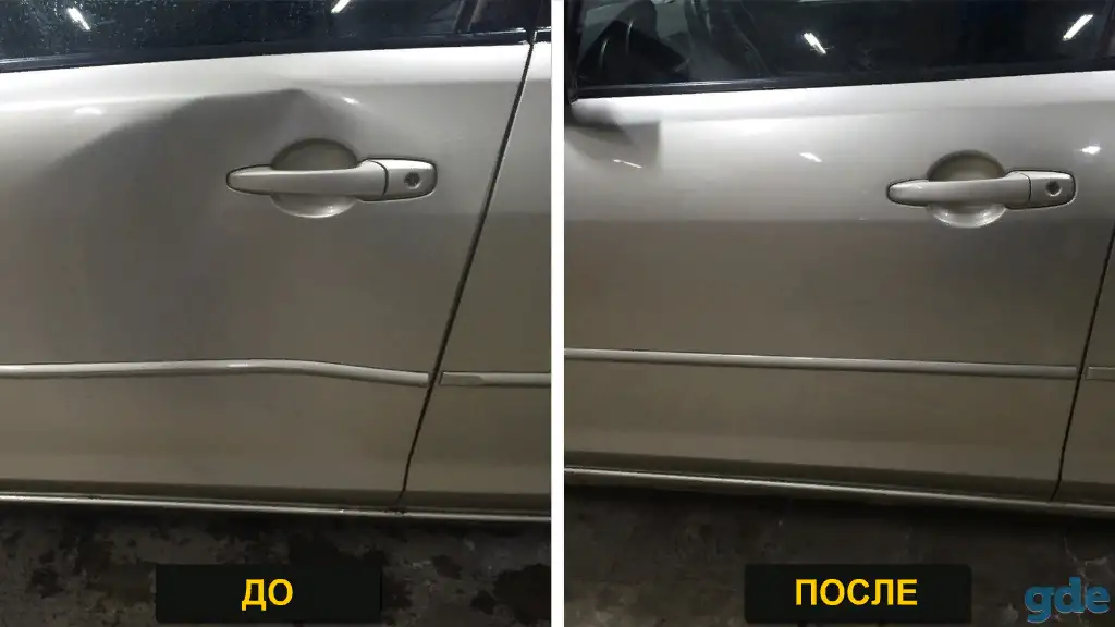 удаление вмятин без покраски СТО Машиностроителей 26, фотография 2