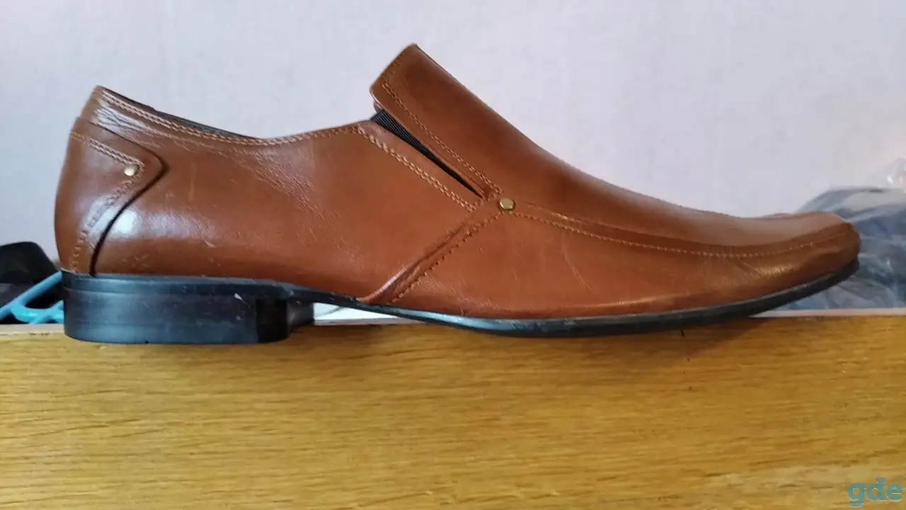 Туфли лоферы мужские из натур. кожи 42,5-43р-р, фотография 6