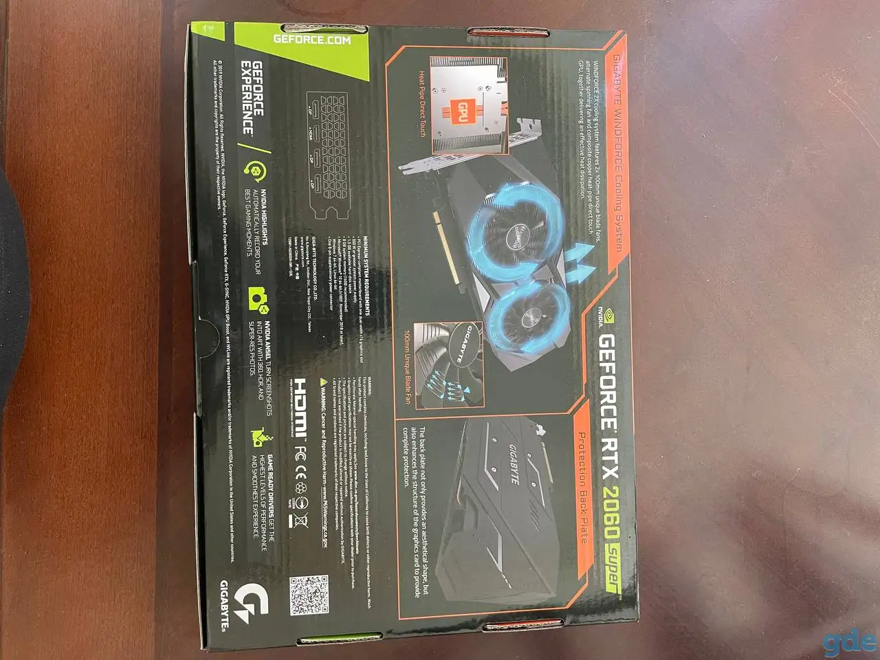 Gigabyte GeForce RTX 2060 Super WindForce OC 8GB, фотография 2