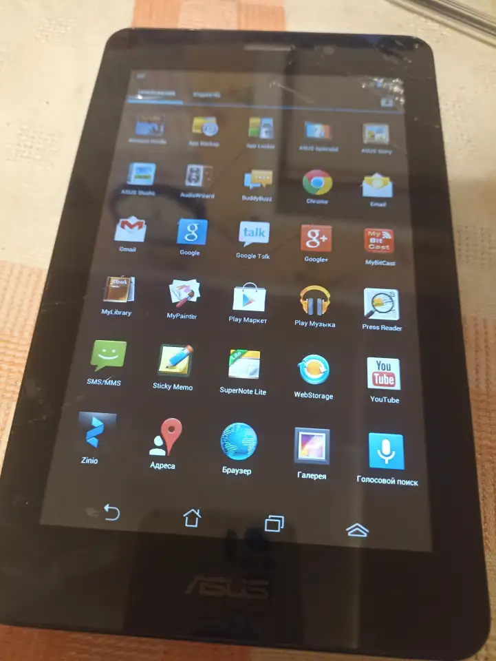 Планшет ASUS Fonepad ME371MG 16GB 3G Titanium Gray рабочий бит сенсор, фотография 2