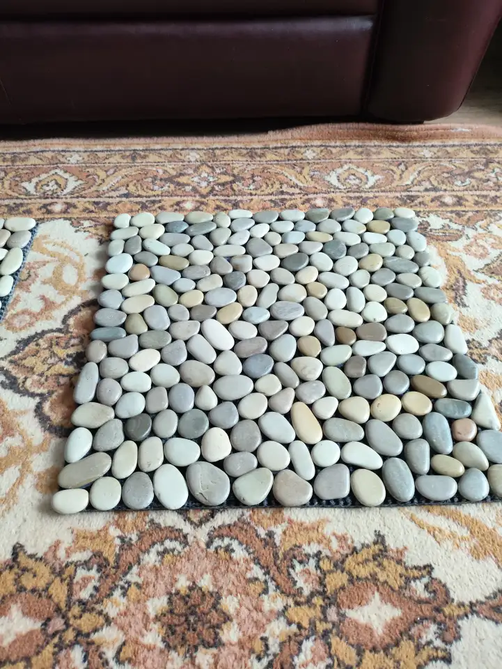 Коврик из натуральной черноморской гальки, фотография 7