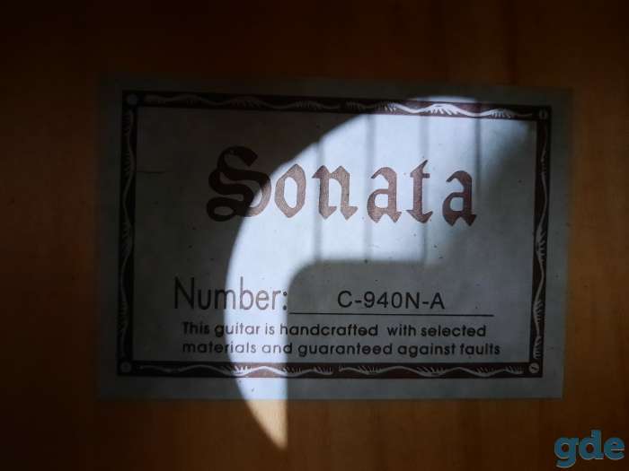 Продам акустическую гитару Sonata C-940N-A, фотография 4