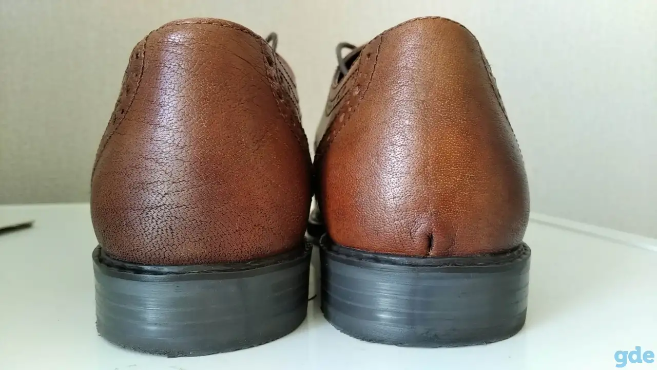 Муж. туфли из натур. кожи (Индия) 42/42,5 р-р, фотография 3